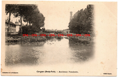 Old postcard pavilions under wood (93) - Bondy Forest, Old Powder - circa 1904