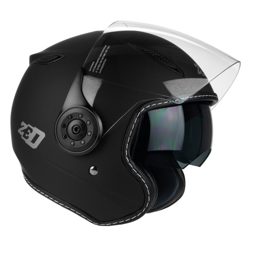 Yaztauho Leichter Motorradhelm - Atmungsaktiver Halbhelm Mit Visier