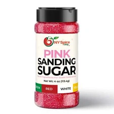 NY CANDY SHOP Sanding Sugar - Sugar Sprinkles - Sparkling Sugar 4oz Jar