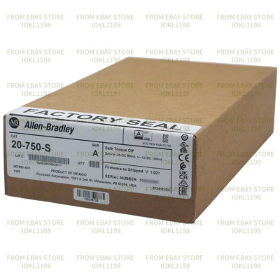 New Sealed Allen-Bradley 20-750-S PowerFlex 750 SAFE Torque-Off Opt module