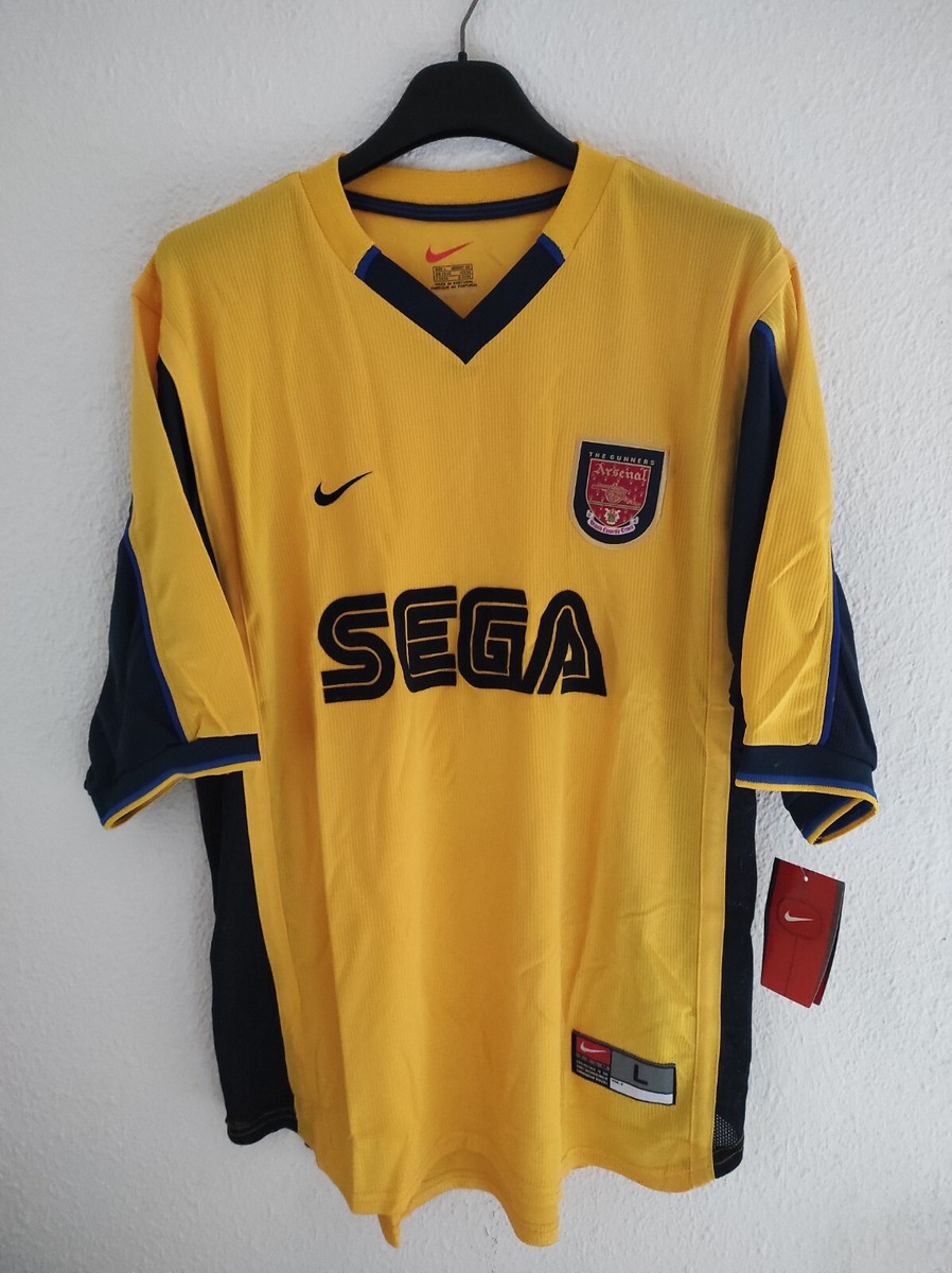ARSENAL 1999-2001 BNWT Sega camiseta shirt trikot maillot maglia L
