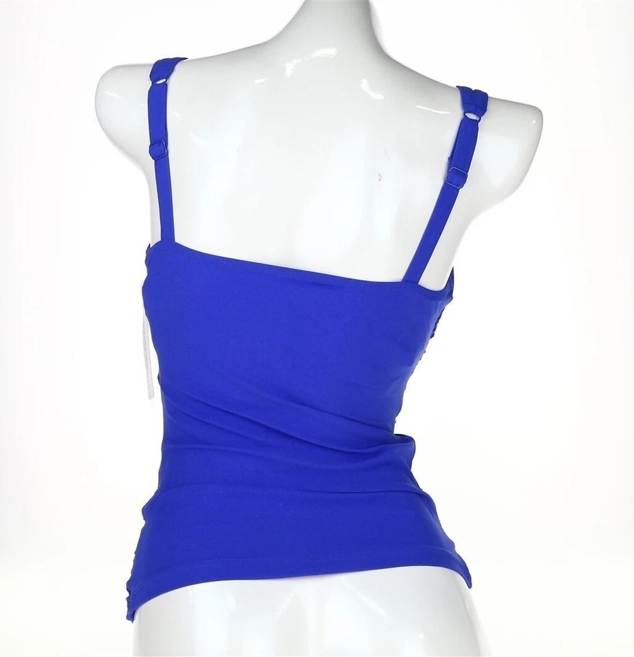 Traje de baño para mujer Profile by Gottex azul cobalto Tankini 128261 talla 38E Foto 3 de 3
