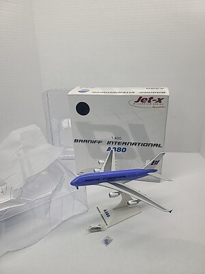 Jet-X 1/400 JXM129 A380QC BRANIFF ライトブルー