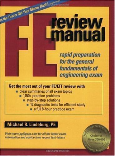 Buy FE Review Manual : Rapid Preparation for the General