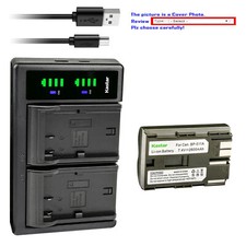 Kastar Battery LTD2 Charger for Canon BP511 BP511A Canon MV430IMC DM-MV450 MV450