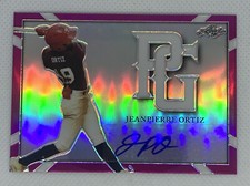 2021 LEAF PERFECT GAME JEANPIERRE ORTIZ AUTO PINK REFRACTOR 6/6