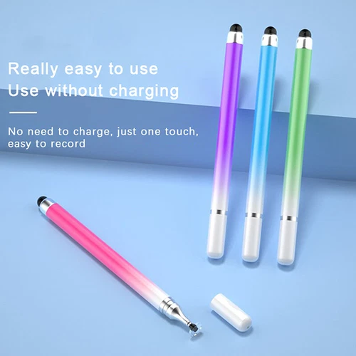 2 In 1 Stylus Pen For Cellphone Tablet Capacitive Touch Pencil Drawing Pencil