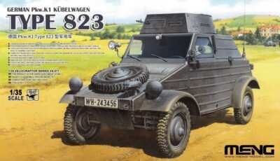 Meng Modell VS-017 Maßstab 1:35 German Pkw. K1 Kübelwagen Typ 823