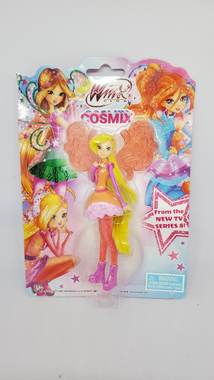 Детские куклы NIP Winx Club Cosmix Series 8 Figures - 3 Dolls Stella, Bloom & Flora — фото 3