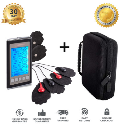 Tens Unit Muscle Stimulator  Full Body Electro Therapy Pain Relief Machine
