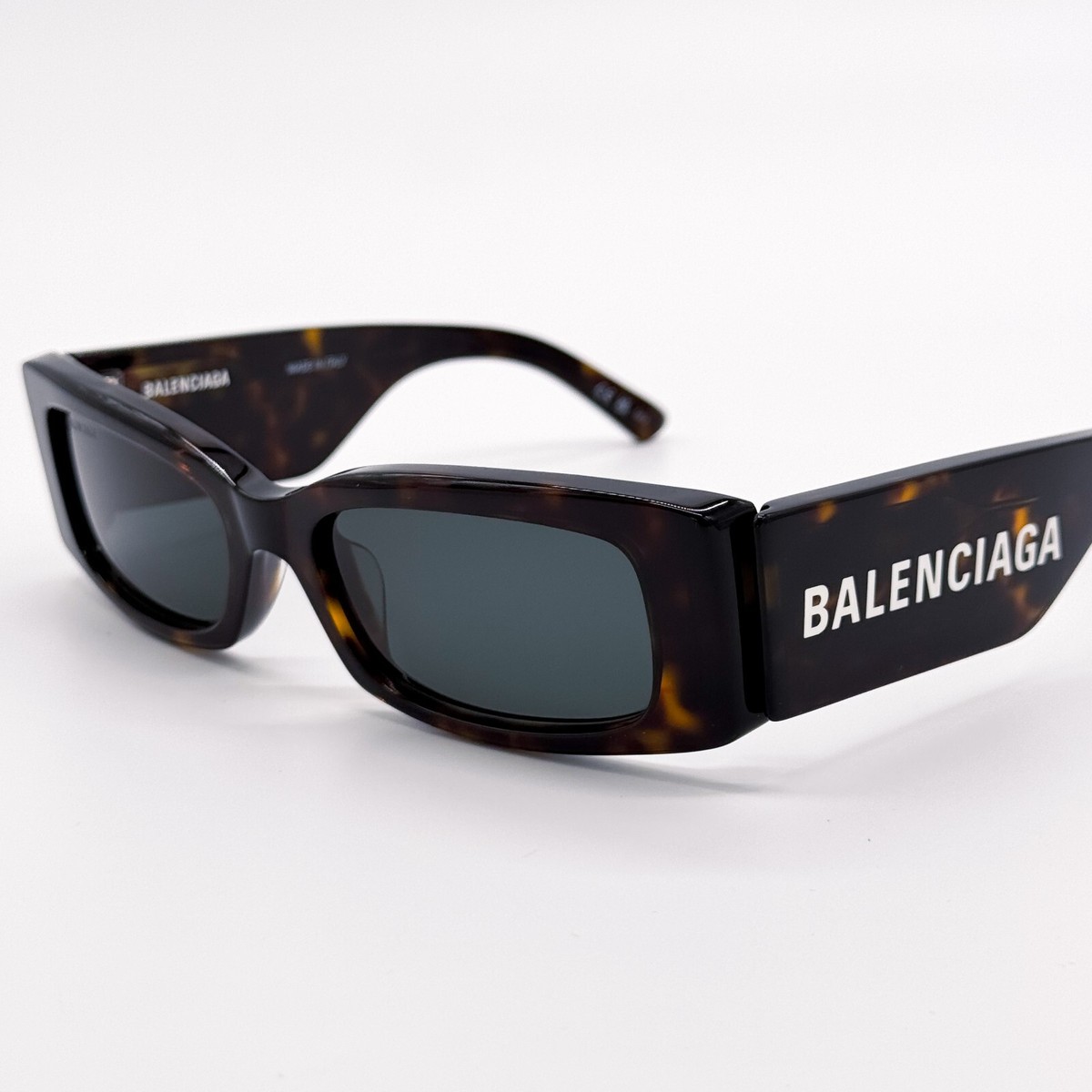 NEW Balenciaga BB0260S Bossy Sunglasses in Havana Brown Balenciaga® BB0260S Rectangular Sunglasses - EuroOptica main image 3