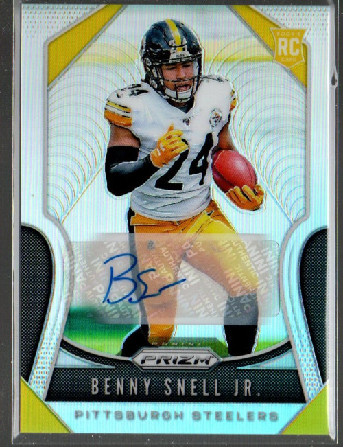 2019 Prizm Rookie Autographs #332 Benny Snell Jr. EXCH Auto Silver