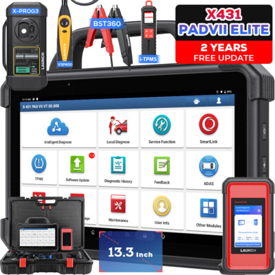 2026 LAUNCH X431 PAD VII PAD 7 X-PROG 3 ECU Programmer I-TPMS TPMS BST360 VSP600