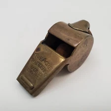 Vintage Acme Thunderer Brass Whistle – Made in England – Collectible Sports