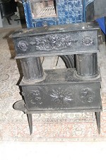 Gussofen Dietrich Kanonenofen Antiker Ofen Loft Laupheim Kochofen Zirkulierofen