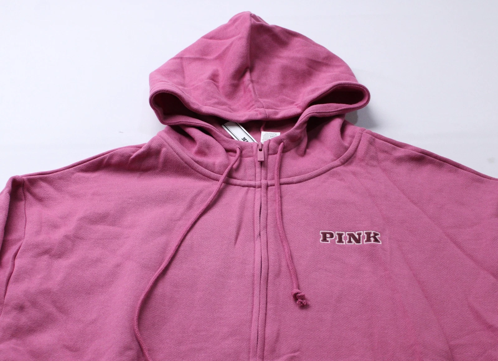 UNDERCOVER Felpa con cappuccio e zip intera Victoria's Secret ROSA donna edera pile campus MH7 rosa media