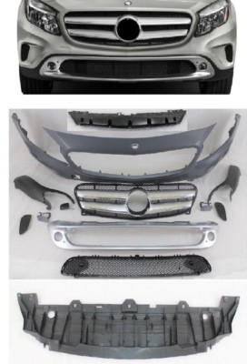 replacement fo 2014 -17 GLA 250 X156 front bumper cover grille valance 12pc set