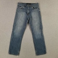 Calvin Klein 32x30 Relaxed Straight Fit Blue Jeans Vintage Retro Faded Wash