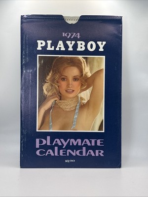 Vintage 1974 Playboy Playmate Calendar w/Sleeve