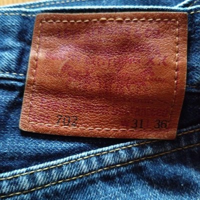 Levis 702-XX Redline Selvedge Denim Big E Cinch Back Jeans W31