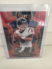 2025 Panini Select - Concourse David Carr #50 Red Prizm /99