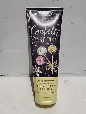 Bath and Body Works CONFETTI CAKE POP BODY CREAM 8 OZ