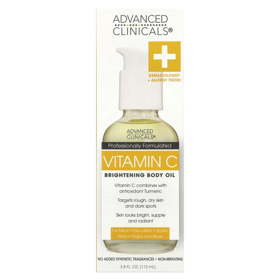 Vitamin C, Brightening Body Oil, 3.8 fl oz (112 ml) - Image 2 of 3