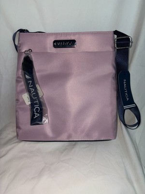 Nautica Nylon Crossbody Diver, Lilac Rose Bag for Women