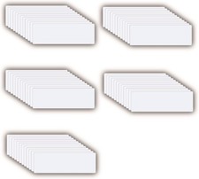 Dry Erase Magnetic Labels, 1X3" 60 Pcs, Write on Magnets Sticker, Real Waterpro