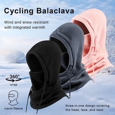 Windproof Thermal Winter Balaclava Ski Mask Neck Warmer Hood,Full Face Mask