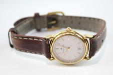 Maurice Lacroix Gold Tone Dress Quartz Watch Working