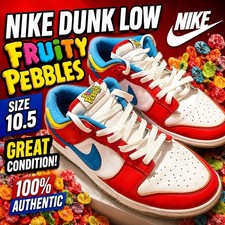 Nike Dunk Low x LeBron James x Fruity Pebbles DH8009-600 Red/Blue/White