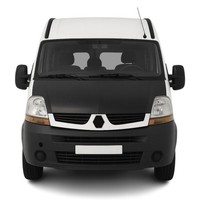 Haubenbra Bonnet Bra Steinschlagschutz FüR Renault Master 2007-2010 Schwarz 1Tlg