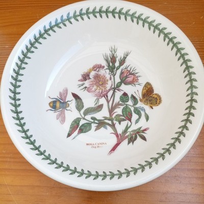 Portmeirion Botanic Garden Pasta Napf Schale Hund Rose 22 cm Neu