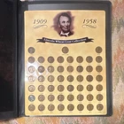 Lincoln Wheat Cent Collection Album 1909-1958 United States Commemorative Galle…
