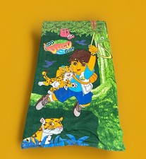 Go Diego Go! Swinging In The Jungle W Baby Jaguar Beach Terry Towel  56”x29”