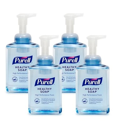 (10 PACK) PURELL Brand HEALTHY SOAP Hand Foam, Pump Bottle 17.4 oz  New
