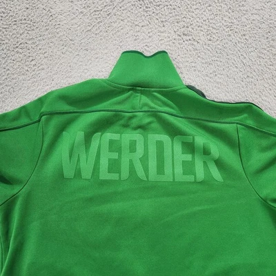 Werder Bremen Jacket Mens Medium Green Full Zip Soccer Germany SVW
