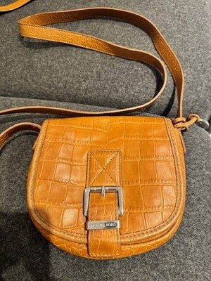 Michael Kors Small Crocodile embossed Crossbody Handbag 6X6''