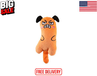 1PCS Carrot Dog Bite Rope Toy Durable Cotton Chew Puppy Molar Cleaning Pet Toy