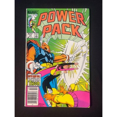 Marvel Power Pack 15 Oct 1985 Beta Ray Bill Warriors Three Thor Copper Age Comic