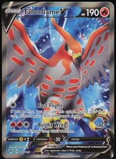 talonflame v pokemon card value Crystalcommerce - 029/185 variation to centering Talonflame V (Full Art) -