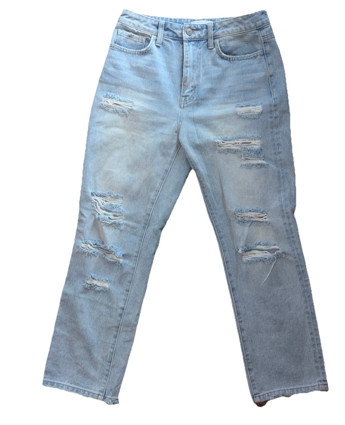 Vervet Jeans High Rise Light Wash Distressed Tag Size 27