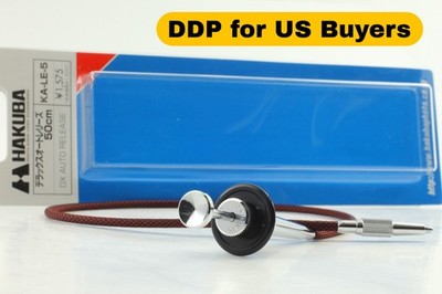 [Unbenutzt in Box] Hakuba DX Auto Release Rot Schwarz 50cm Hergestellt in Japan