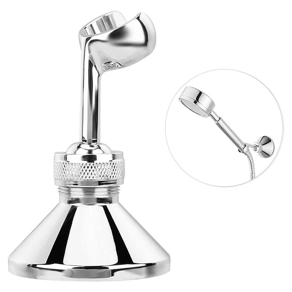 Supporto per soffione doccia alta qualità supporto a parete portatile in rame r - Immagine 3 di 4