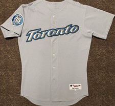 Authentic Majestic MLB Toronto Blue Jays Alex Rios Baseball Jersey