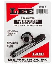 Lee Precision 90138 Case Length Gauge Shell Holder 300 Savage Steel Reloading