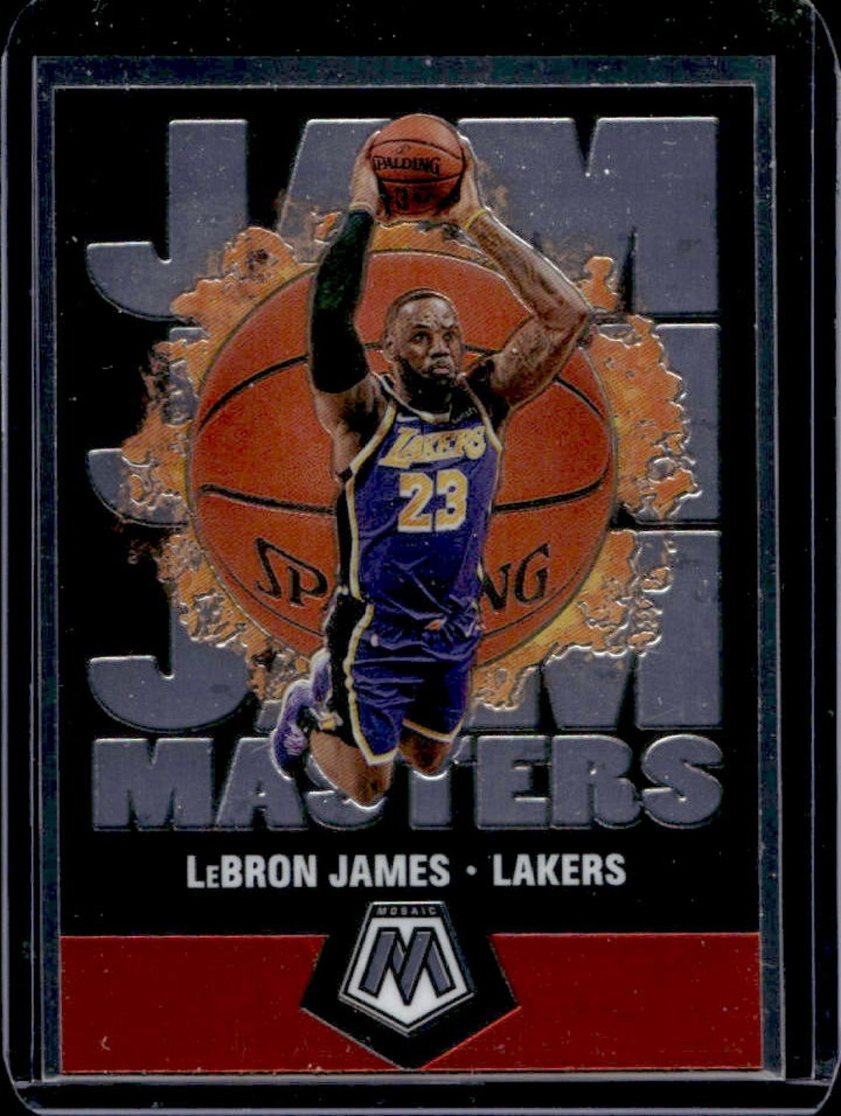 2019-20 Panini Mosaic LeBron James Jam Masters #16 Lakers