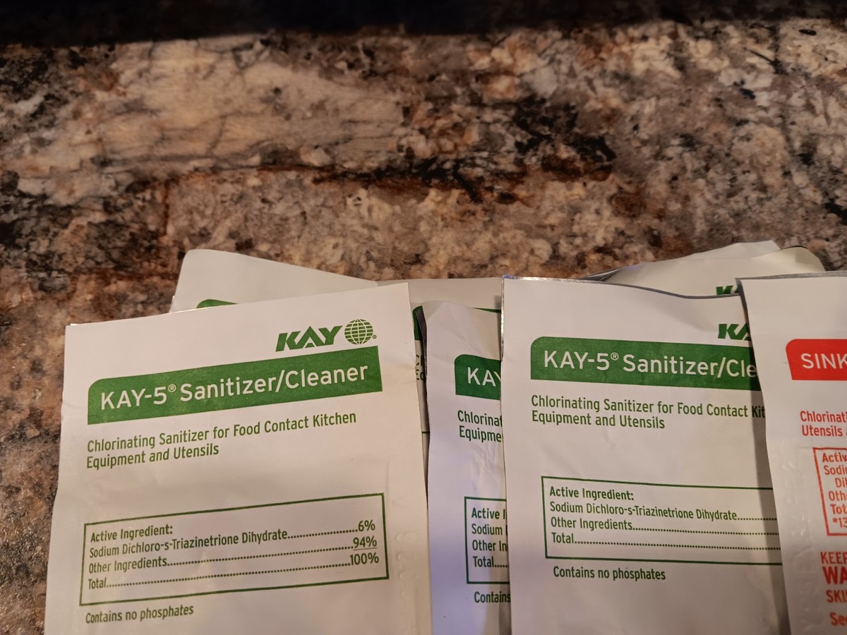 Kay-5 Sanitizer/Cleaner & Sink Sanitizer 10 pk Each | eBay