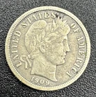 1909 Barber Dime